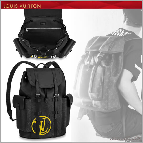 ルイヴィトン 19AW最新作 ルイヴィトン リュック メンズ  コピー クリストファー PM BACKPACK エピ LV20100702